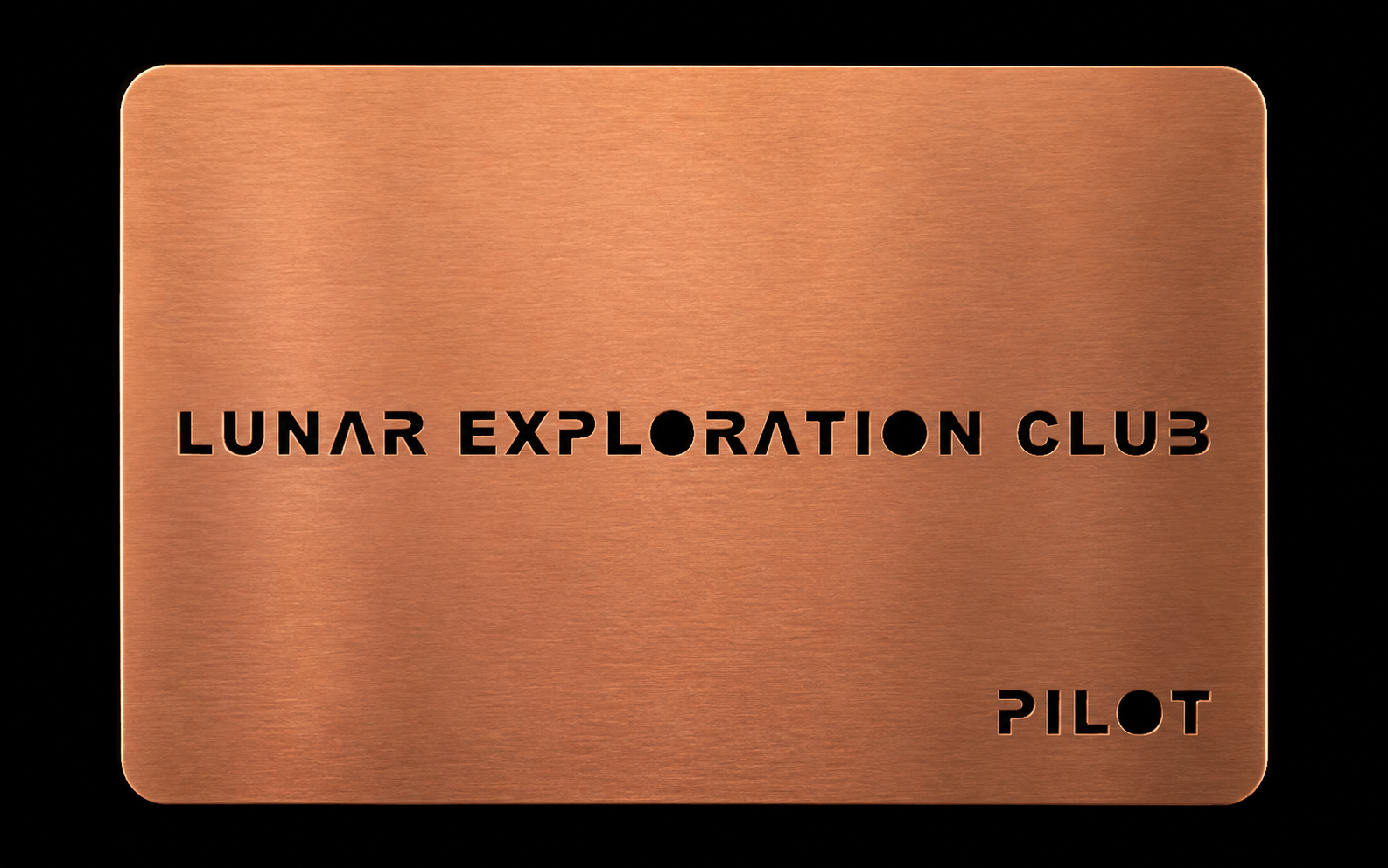 Lunar Exploration Club Pilot Card